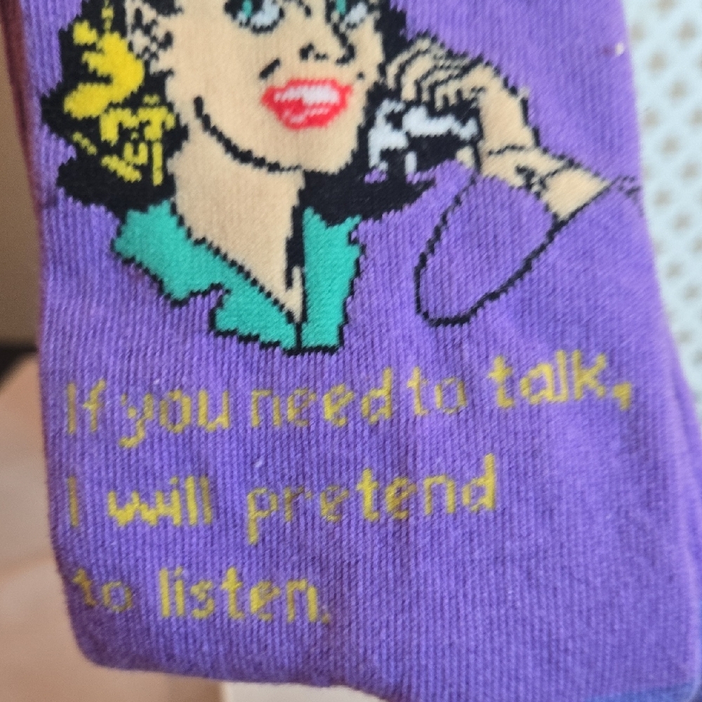 Women's Purple Novelty Socks